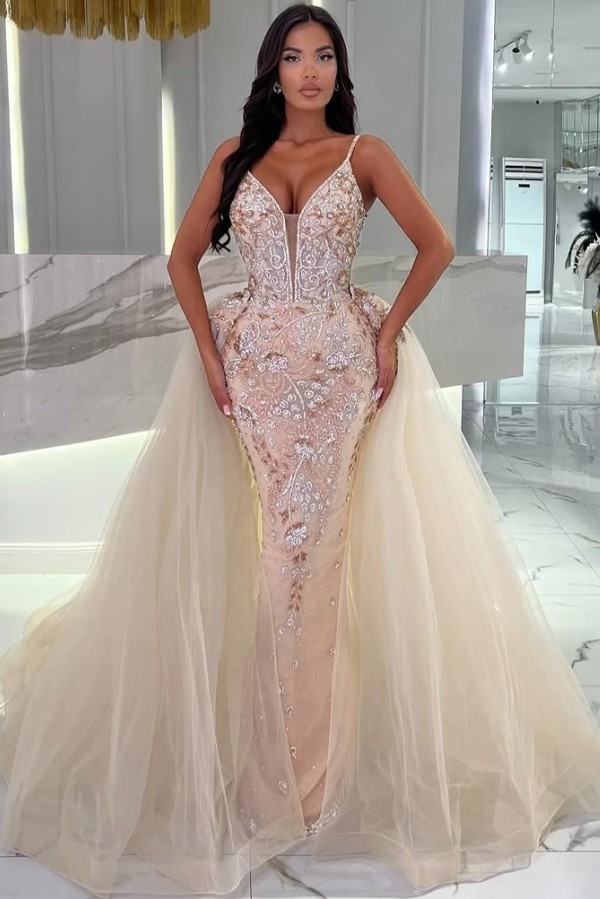 Designer Abendkleider Lang Rosa A Linie Ballkleider Glitzer