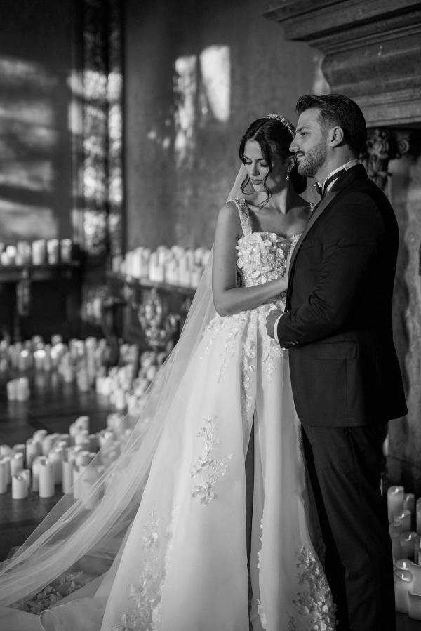 Wunderschöne Brautkleider A Linie | Hochzeitskleider Spitze mit Blumen
