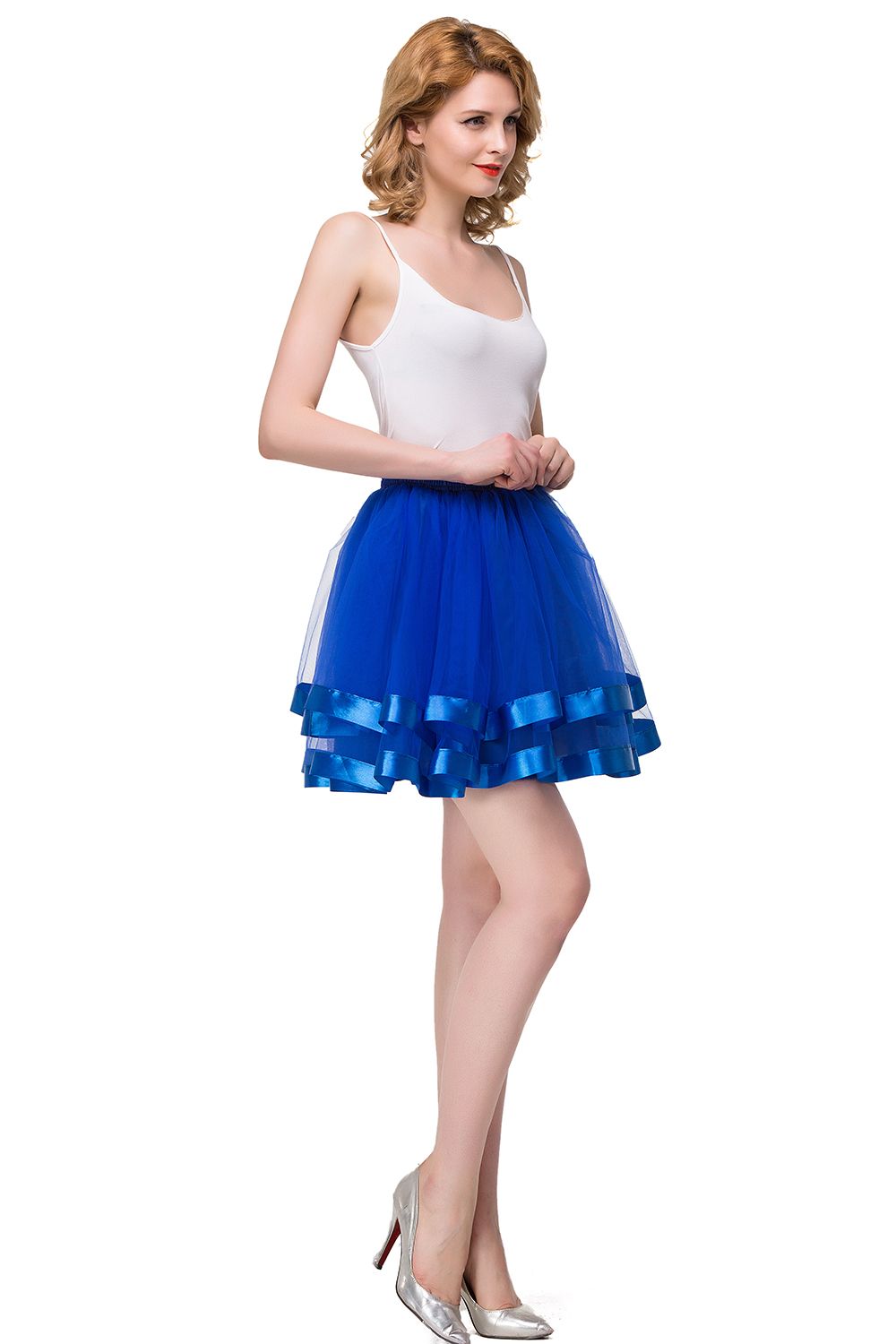 Schlechte Tutu Petticoats kurz A-Linie | Hochzeits Petticoats aus weiches Netz-Misshow.de