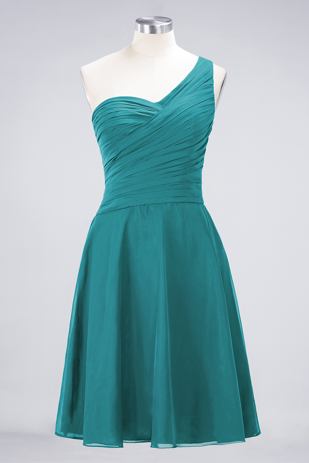 Abendkleider Kurz Weinrot | Chiffon Kleider Cocktailkleider-Misshow.de