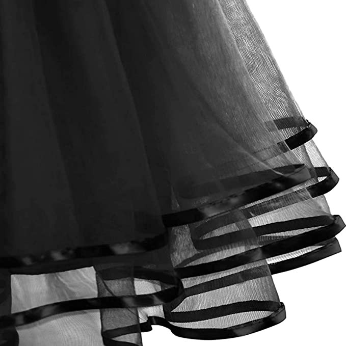 Schicker schwarer Tüll Tuturock | Petticoats günstig online-Misshow.de