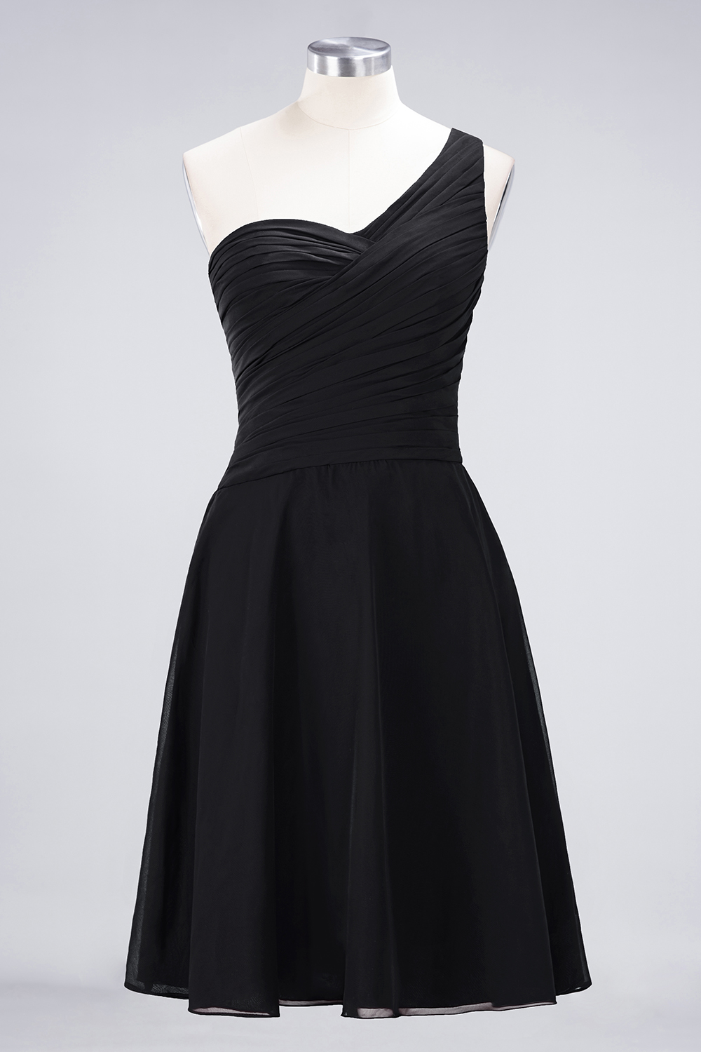 Abendkleider Kurz Weinrot | Chiffon Kleider Cocktailkleider-Misshow.de