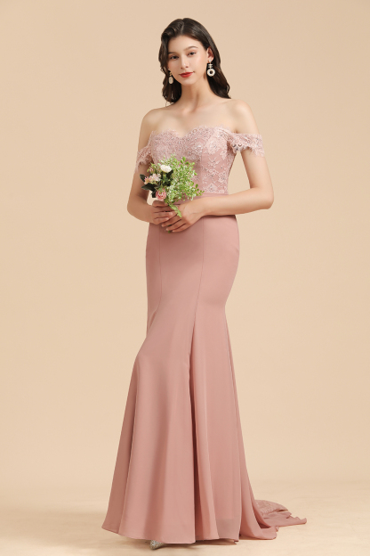 Brautjungfernkleider Altrosa | Hochzeitspartykleider Für Brautjungfern Günstig