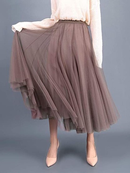 Eleganter langer Tüllrock | Petticoats günstig online