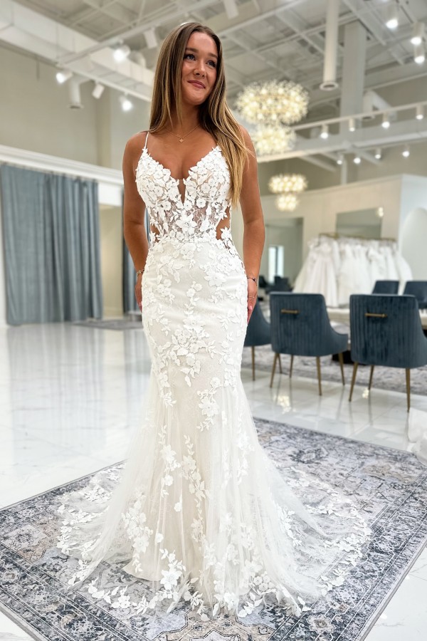 Modern Hochzeitskleider Meerjungfrau Spitze Brautkleider Brautmoden Online-Misshow.de