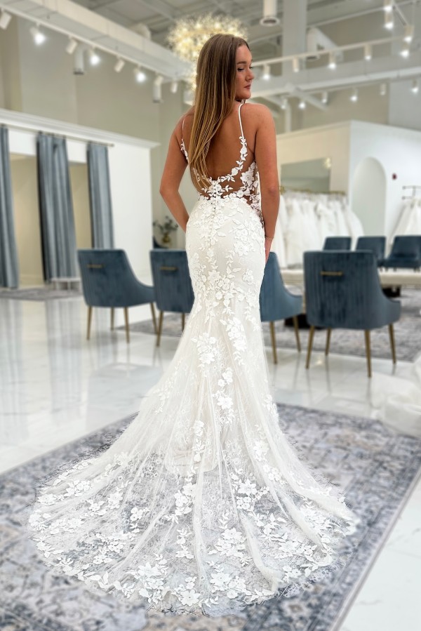 Modern Hochzeitskleider Meerjungfrau Spitze Brautkleider Brautmoden Online-Misshow.de