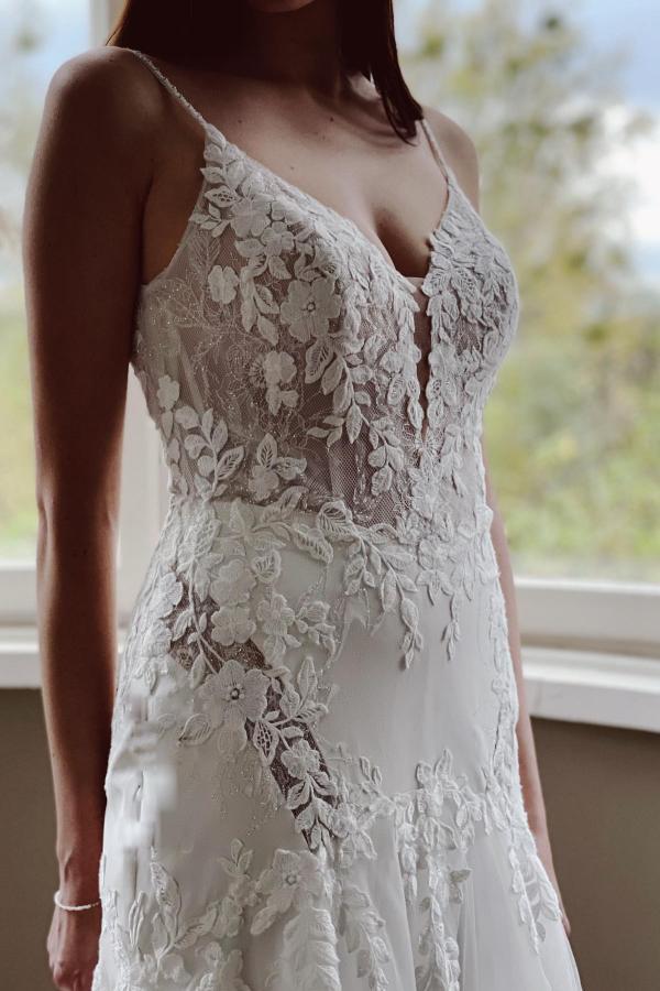 Schöne Hochzeitskleider Meerjungfrau | Brautkleider mit Spitze