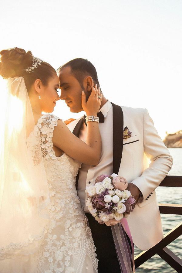 Elegante Brautkleider A Linie | Spitze Hochzeitskleider Günstig