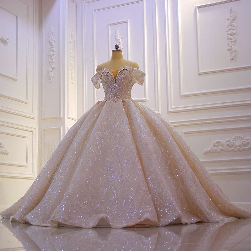 Hochzeitskleider Standesamt für Mollige | Brautkleider Prinzessin Luxus-Misshow.de