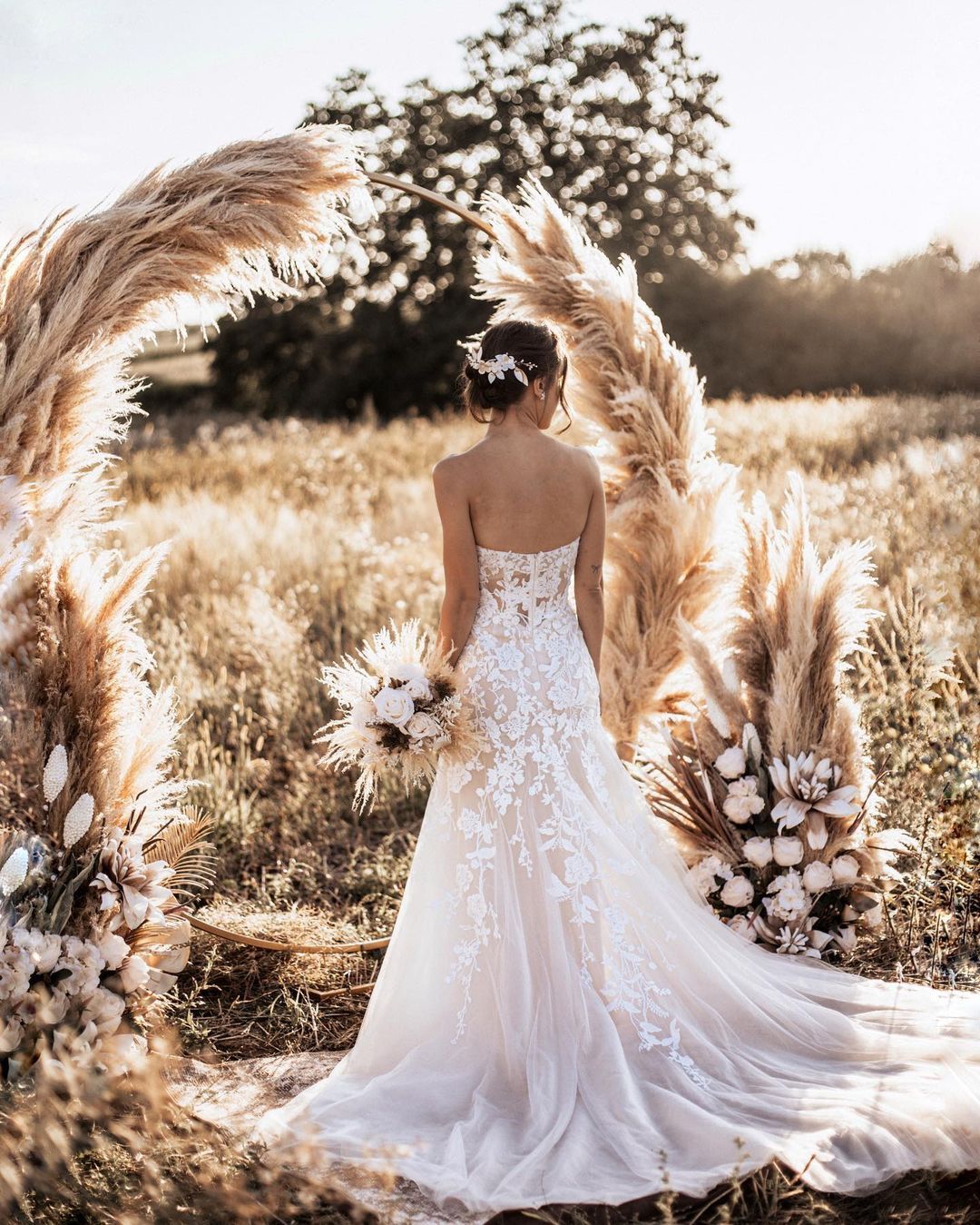 Hochzeitskleider Meerjungfrau Spitze | Brautkleider Günstig Kaufen