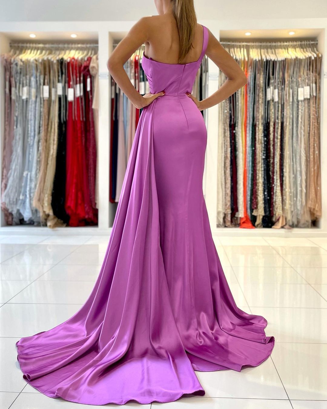 Schlichtes Abendkleid Lang Günstig | Abiballkleider Online