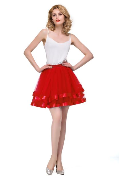 Schlechte Tutu Petticoats kurz A-Linie | Hochzeits Petticoats aus weiches Netz