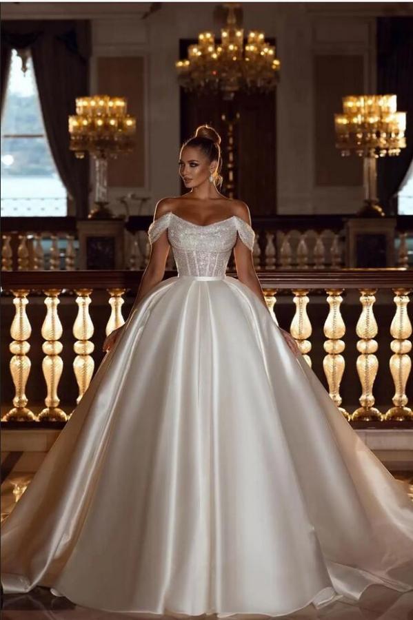 Vintage Hochzeitskleid Prinzessin | Brautkleid Mit Glitzer