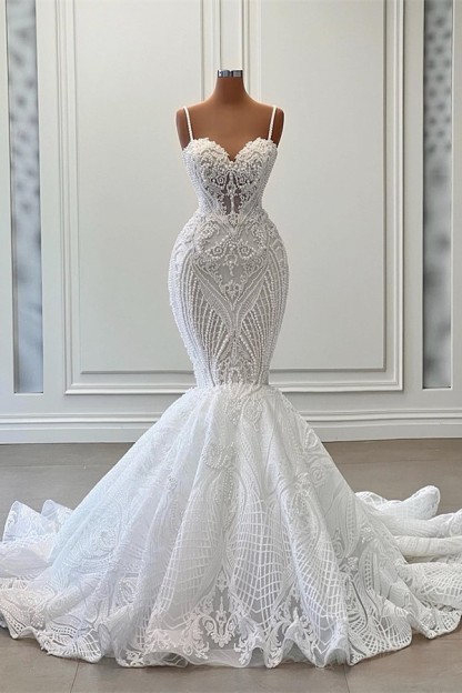 Designer Brautkleider Meerjungfrau | Hochzeitskleider mit Spitze