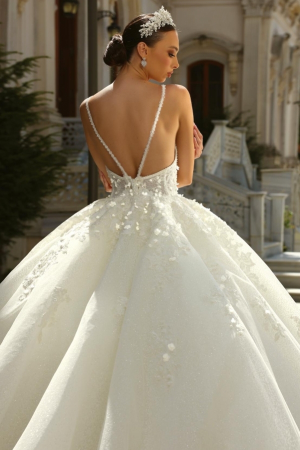Luxus Hochzeitskleider Prinzessin | Brautkleider Mit Spitze Online