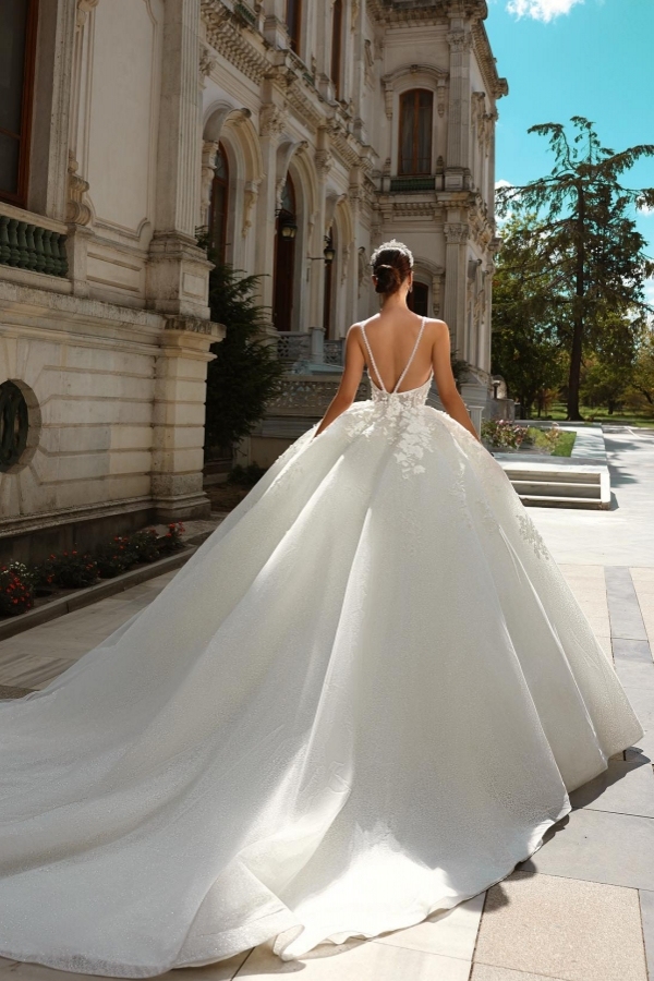 Luxus Hochzeitskleider Prinzessin | Brautkleider Mit Spitze Online
