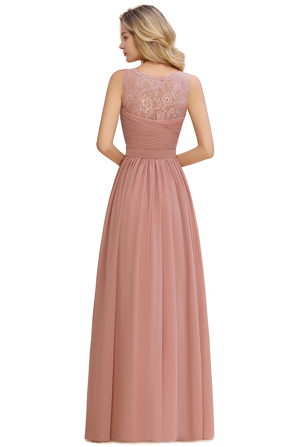 Abendkleid Lang Rosa | Abiballkleider Abendmoden Online-Misshow.de