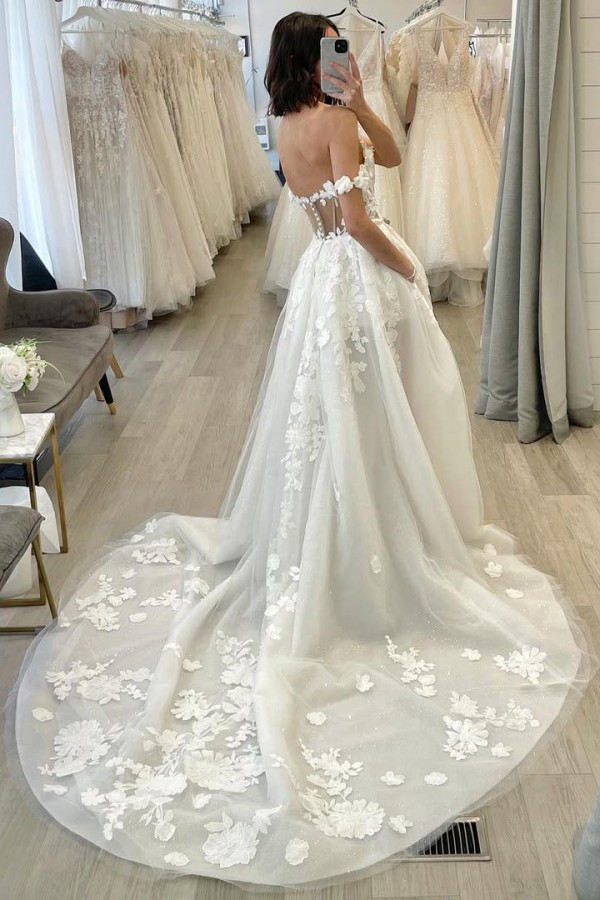 Style Hochzeitskleider A Linie Brautkleider Mit Spitze Günstig