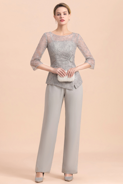 Brautmutterkleider mit Ärmel | 2 Teiliges Brautmutterkleid