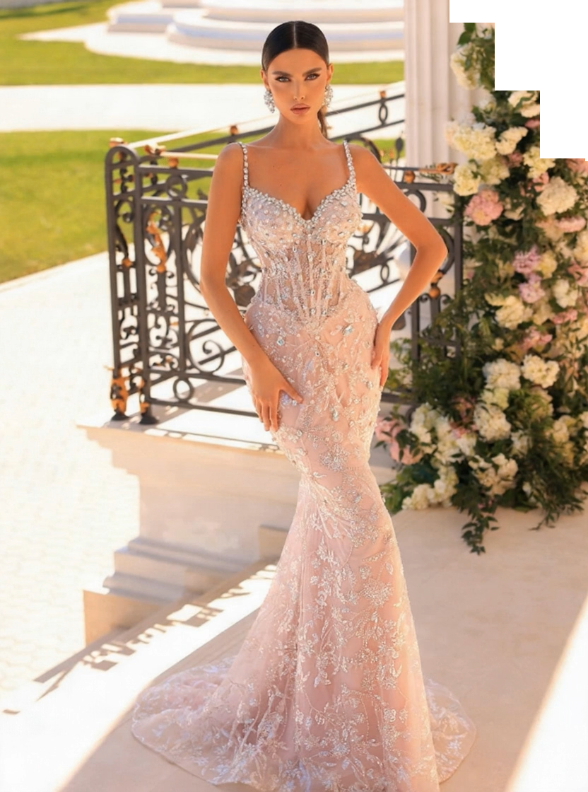 Schlichte Abendkleider Glitzer | Abendkleid Abendmode Online