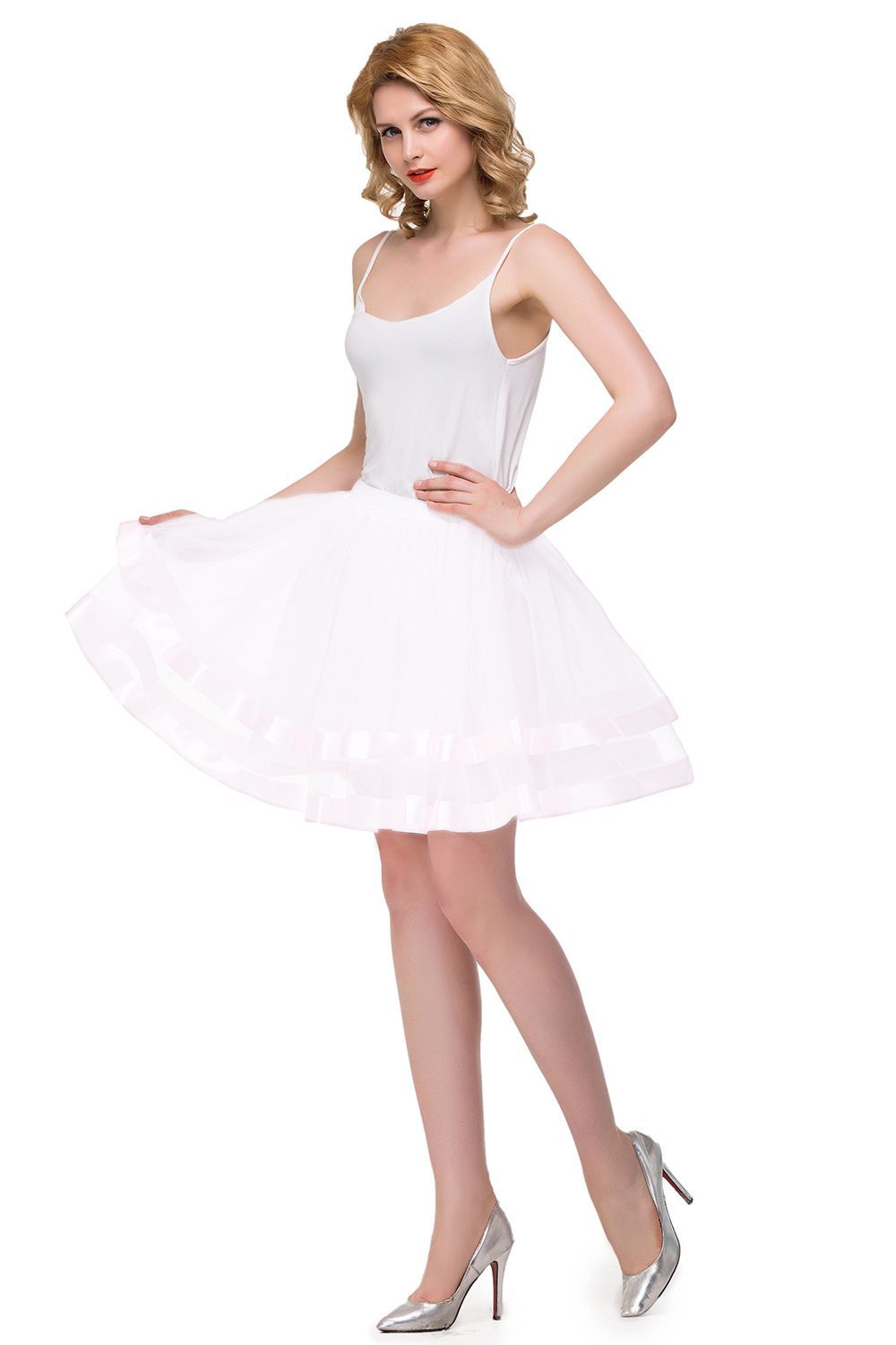 Schlechte Tutu Petticoats kurz A-Linie | Hochzeits Petticoats aus weiches Netz