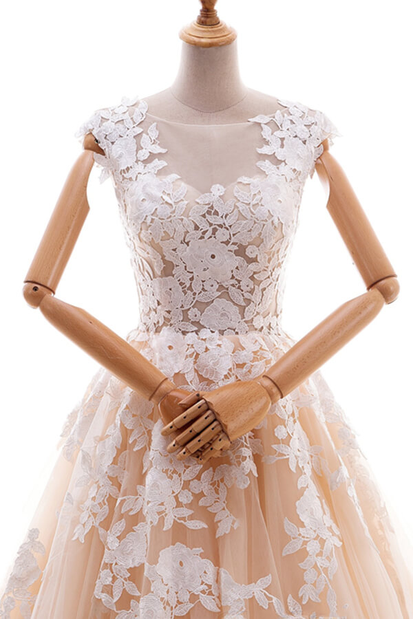 Designer Hochzeitskleider A Linie | Brautmoden Online Kaufen-Misshow.de