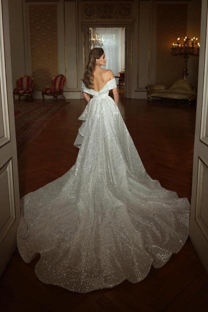 Designer Hochzeitskleider Mit Glitzer | Brautkleider A Linie Günstig