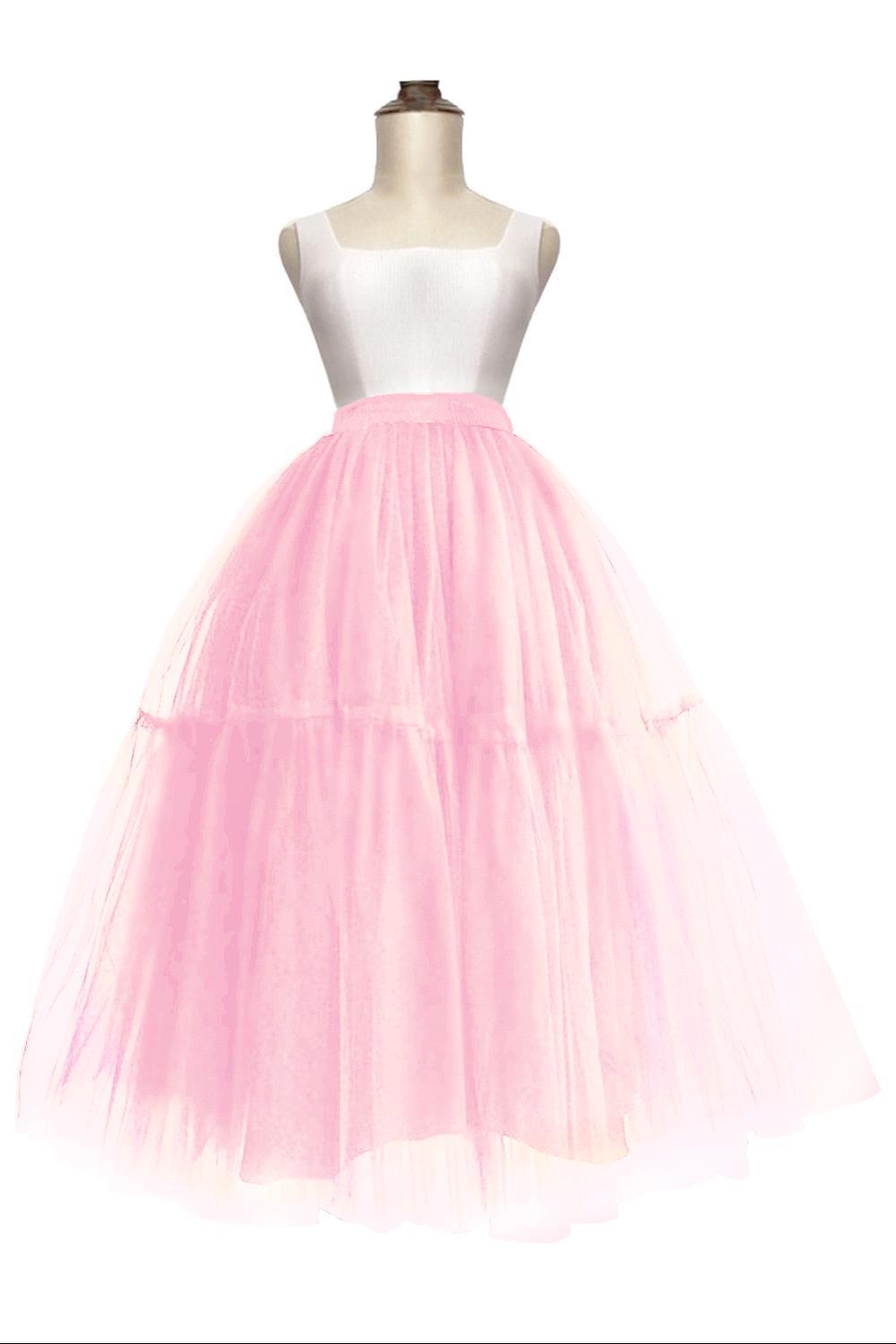 Lange tutu Petticoats A-Linie | Hochzeits Petticoats aus weiches Netz