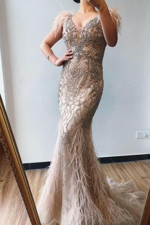 Elegante Abendkleider Lang Günstig | Abiballkleider mit Glitzer