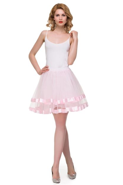 Schlechte Tutu Petticoats kurz A-Linie | Hochzeits Petticoats aus weiches Netz