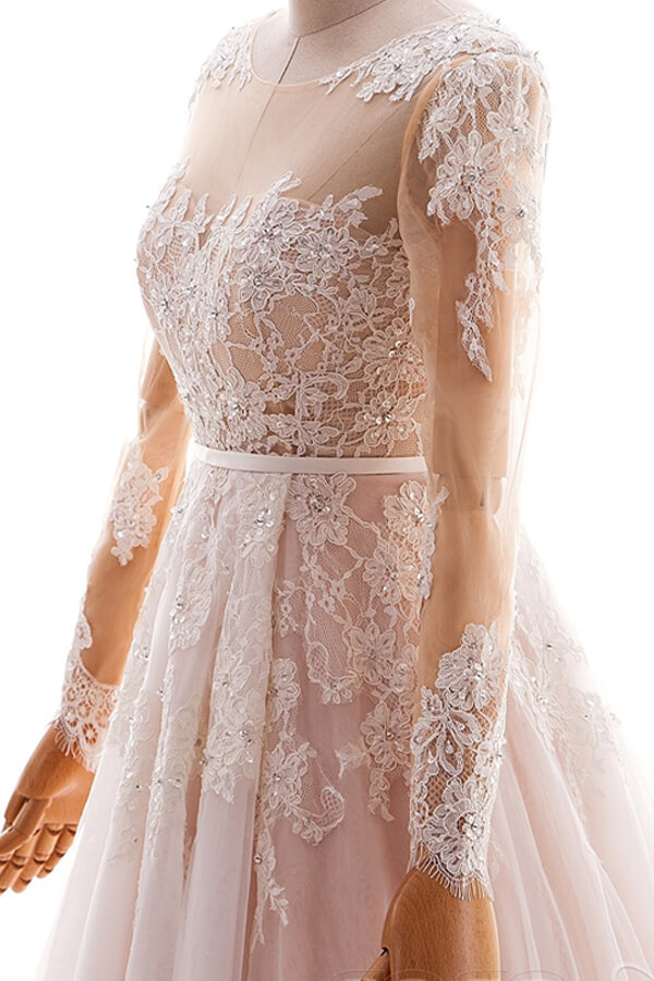 Elegante Brautkleid A Linie | Hochzeitskleider Günstig Online