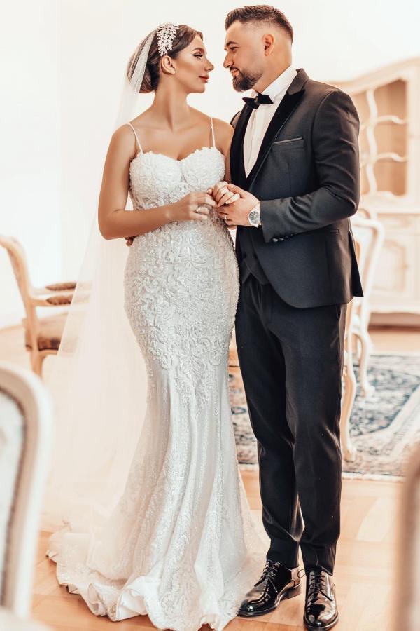 Fashion Hochzeitskleider Meerjungfrau | Brautkleider Spitze Günstig-Misshow.de
