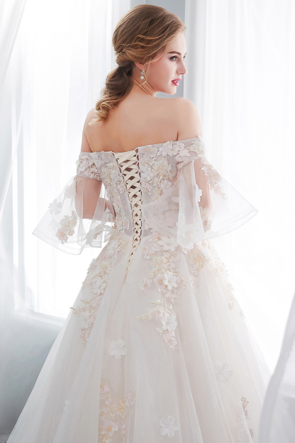 Hochzeitskleider Prinzessin Luxus | Brautkleider mit Ärmel