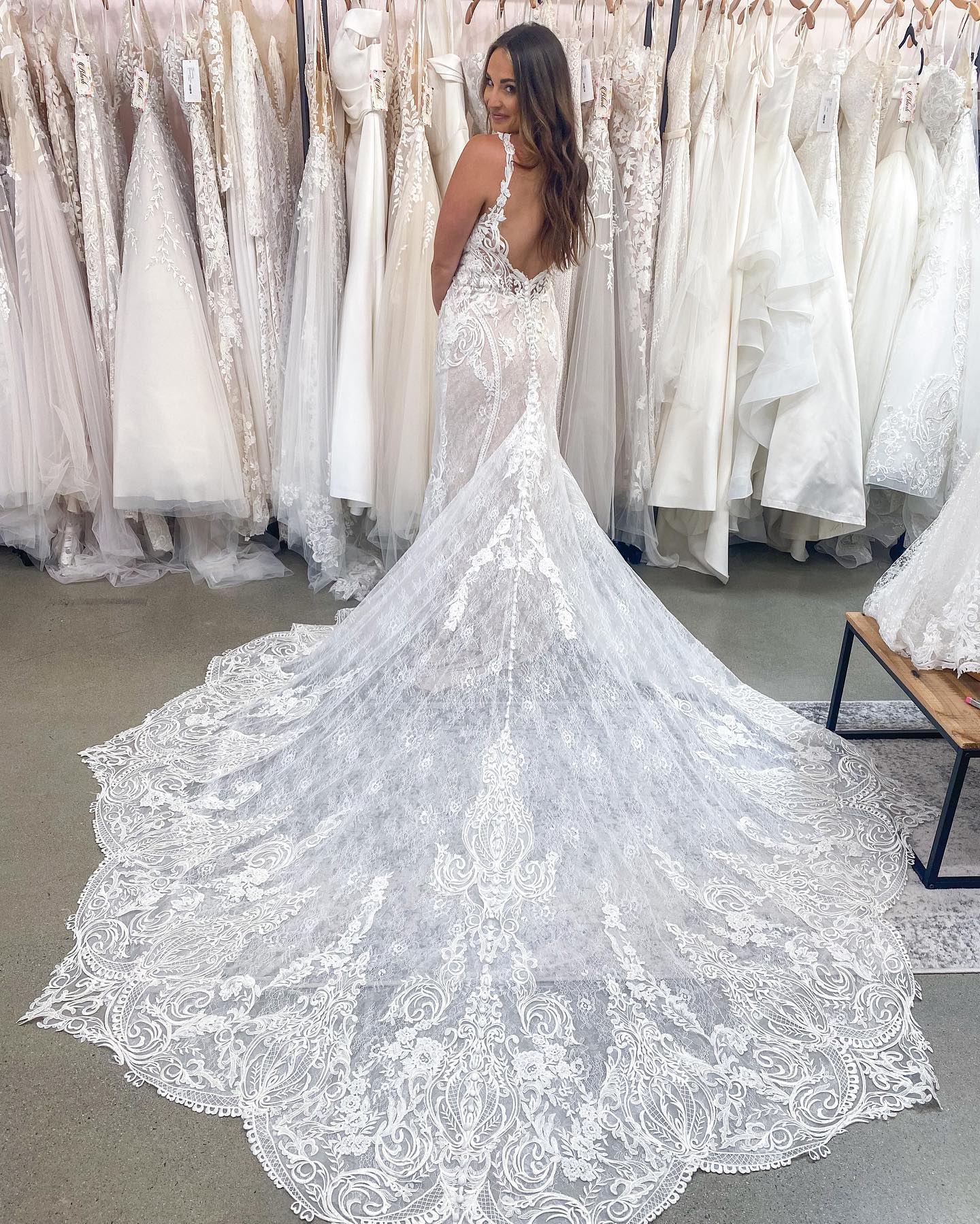 Designer Brautkleider Mit Spitze | Hochzeitskleider Meerjungfrau-Misshow.de