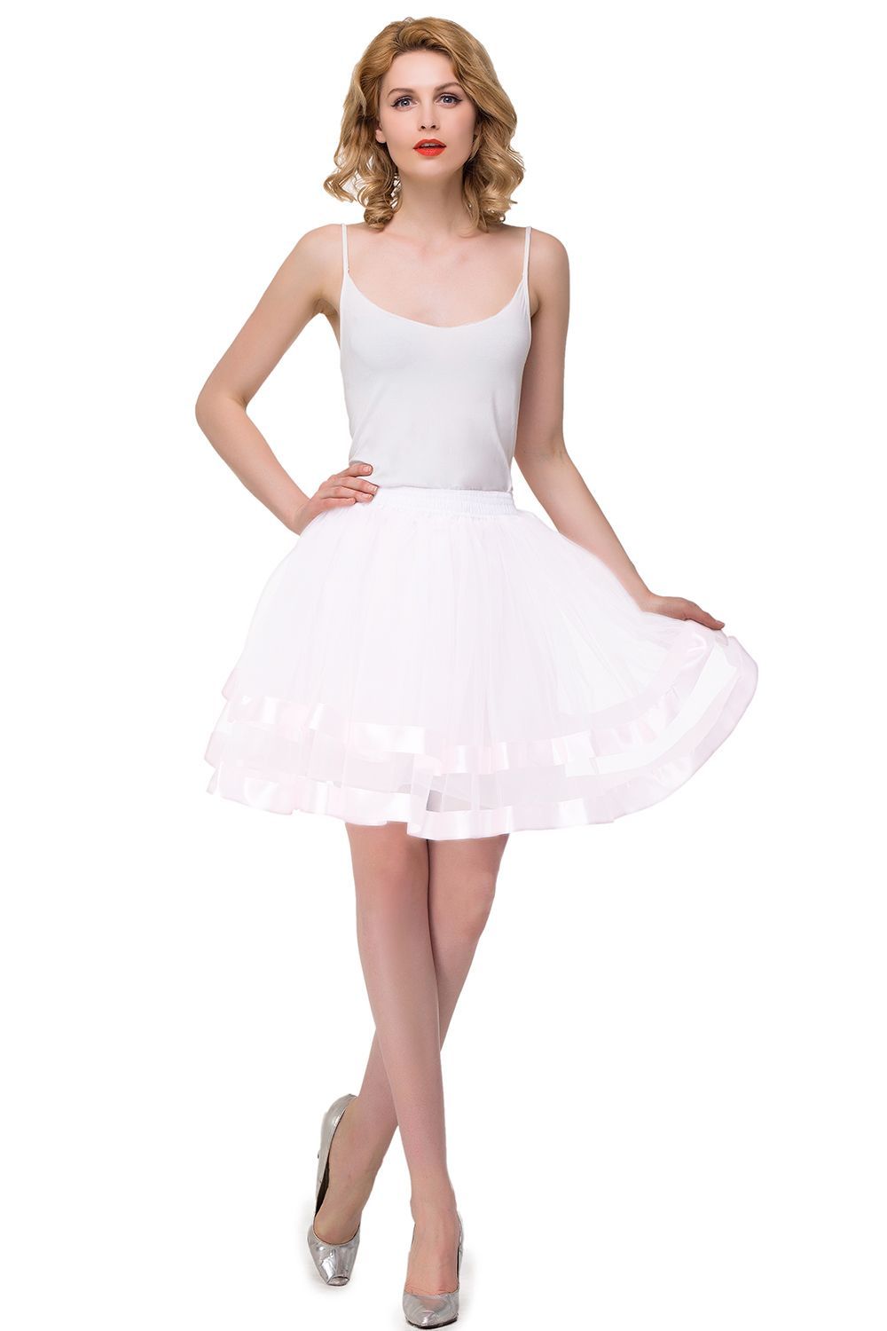 Schlechte Tutu Petticoats kurz A-Linie | Hochzeits Petticoats aus weiches Netz