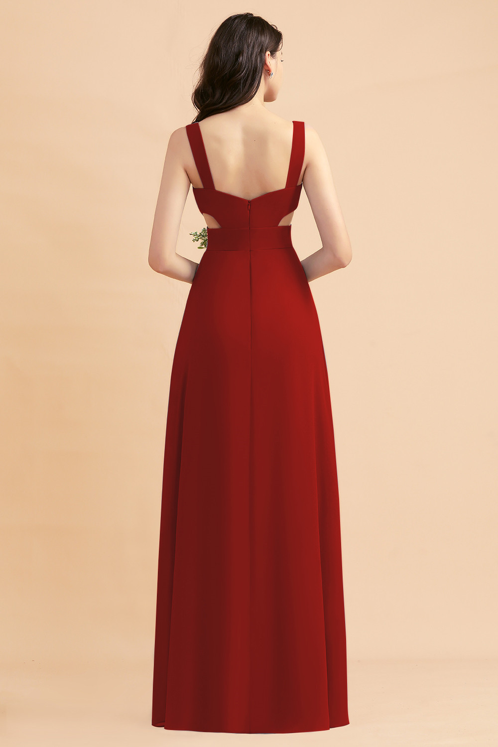 Brautjungfernkldier Grau | Chiffon Kleider für Brautjungfern