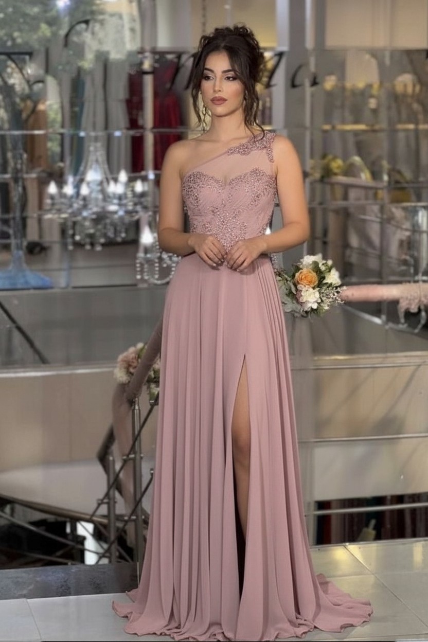 Himmel Blaue Abendkleider Lang Schlichte Ballkleider Günstig