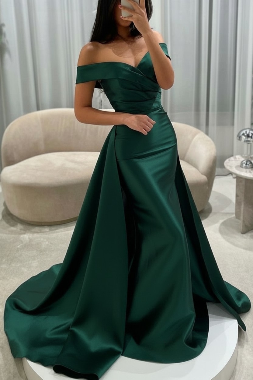 Schlichte Abendkleider Lang Günstig Ballkleider Abendmoden Seladongrün