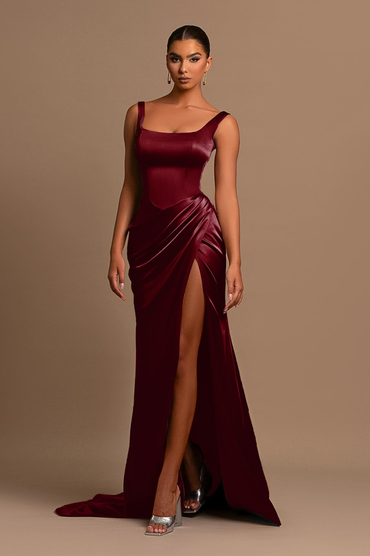 Elegante Abendkleider Lang Schlichte | Günstige Abiballkleider Online