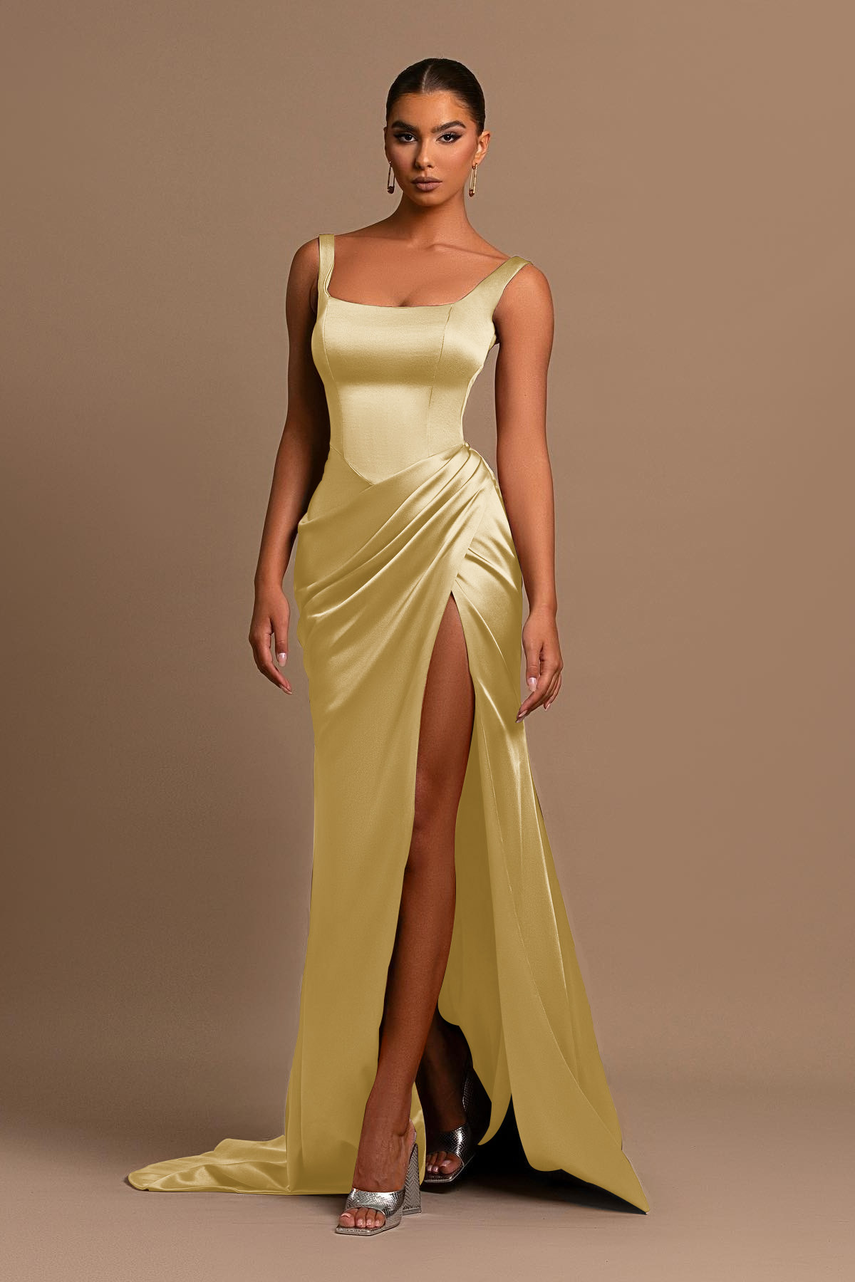 Elegante Abendkleider Lang Schlichte | Günstige Abiballkleider Online