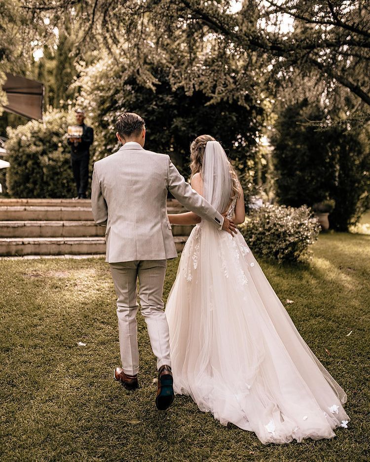 Brautkleider A Linie Spitze | Hochzeitskleider Tüll