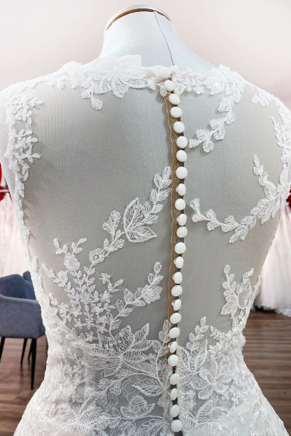 Wunderschöne Brautkleider A Linie | Hochzeitskleider Spitze Günstig