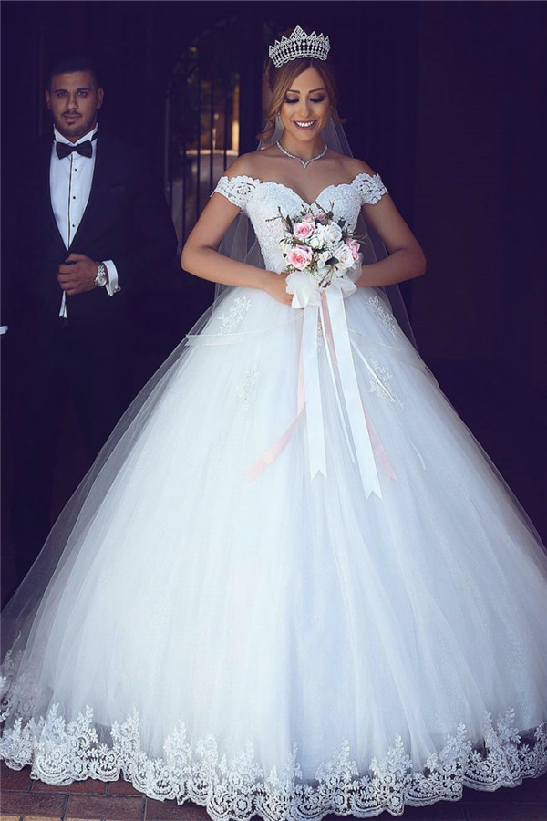 Elegante Brautkleider A Linie | Hochzeitskleider Mit Spitze
