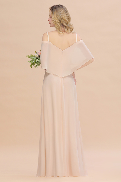 Elegante Brautjungfernkleider Champagne | Kleider für Brautjungfern
