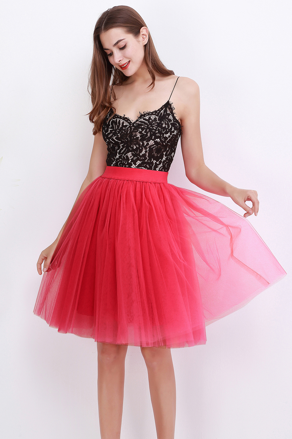 kniehoch tutu Petticoats A-LInie | Hochzeits Petticoats aus weiches Netz