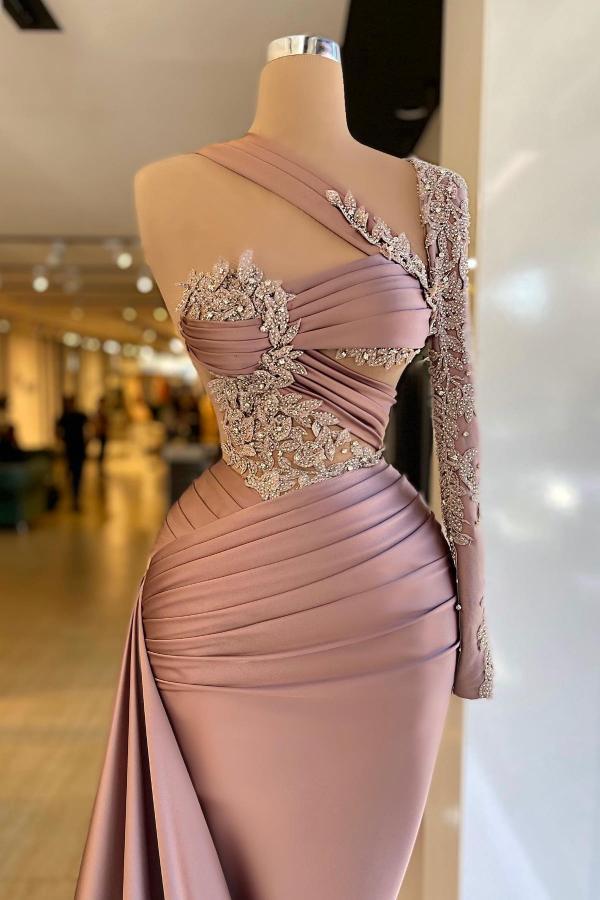 Elegante Abendkleider Mit Spitze | Dunsty Rosa Abiballkleider mit Glitzer