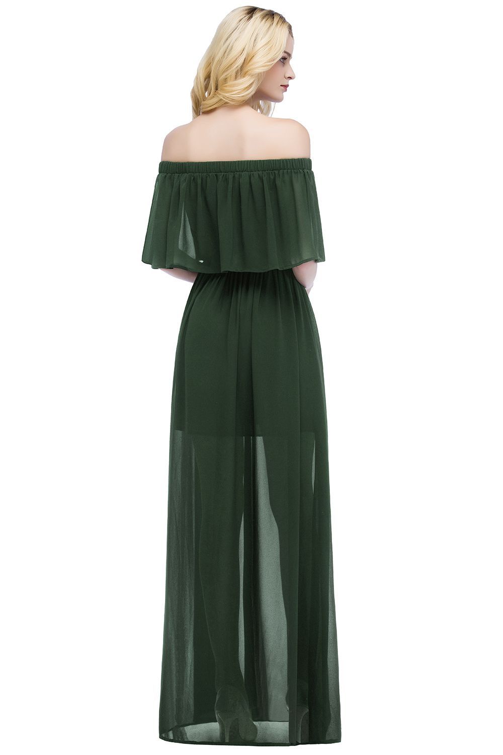 Schwarzes Abenkleid Lang | Schlichtes Abiballkleid Günstig