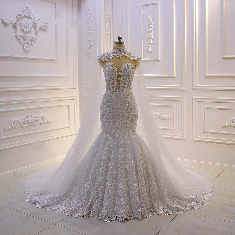 Meerjungfrau Kleid Hochzeitskleid | Brautkleider Spitze-Misshow.de