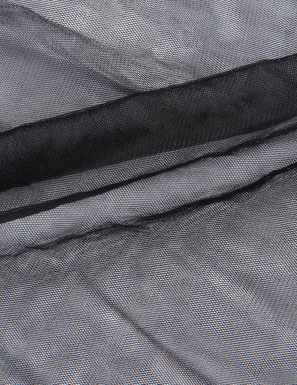 Mesh Tüllrock in Schwarz | elastischer Tüll-Blasenrock