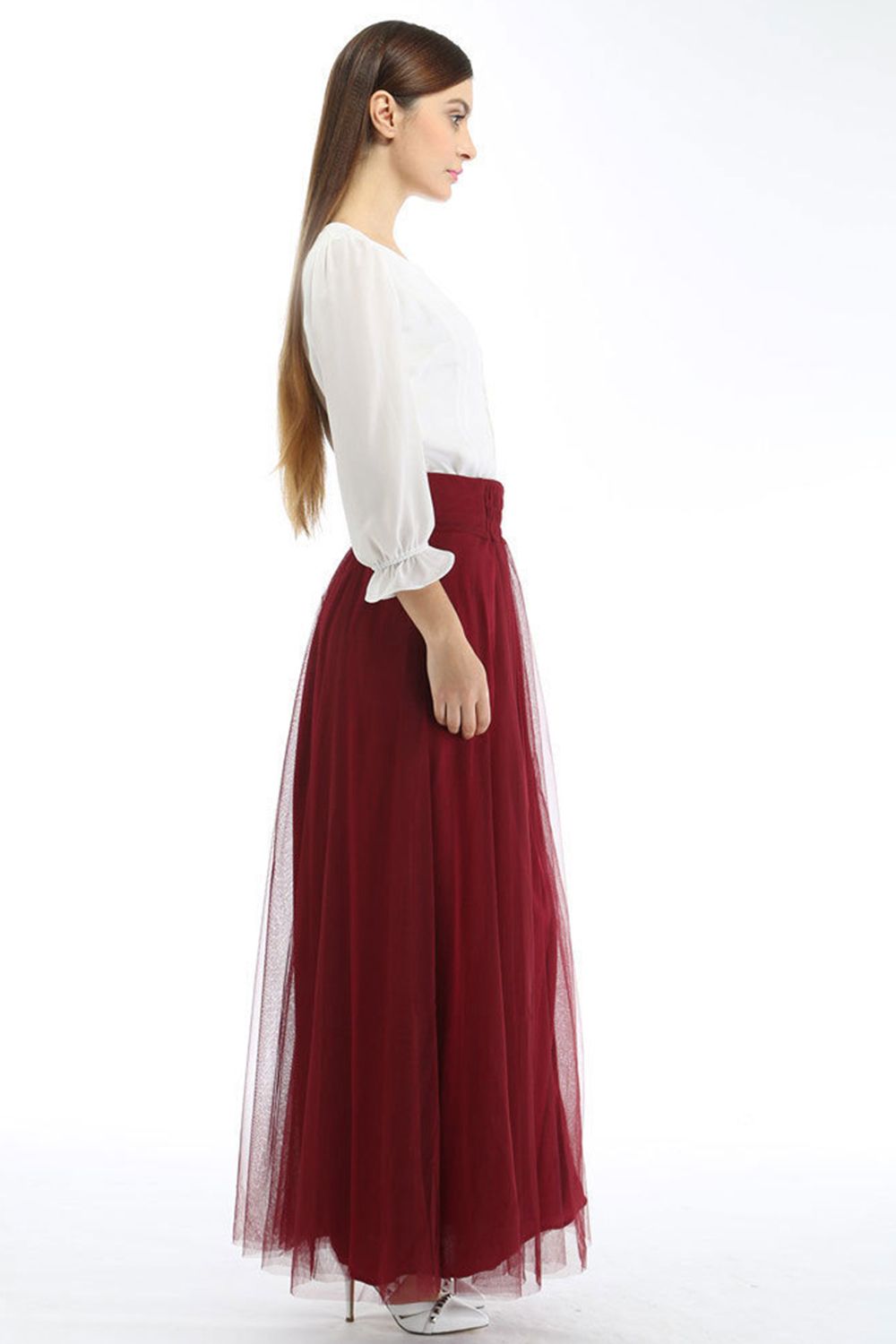 Lange Spalte Petticoats | Prinzessin Petticoats aus weiches Netz-Misshow.de